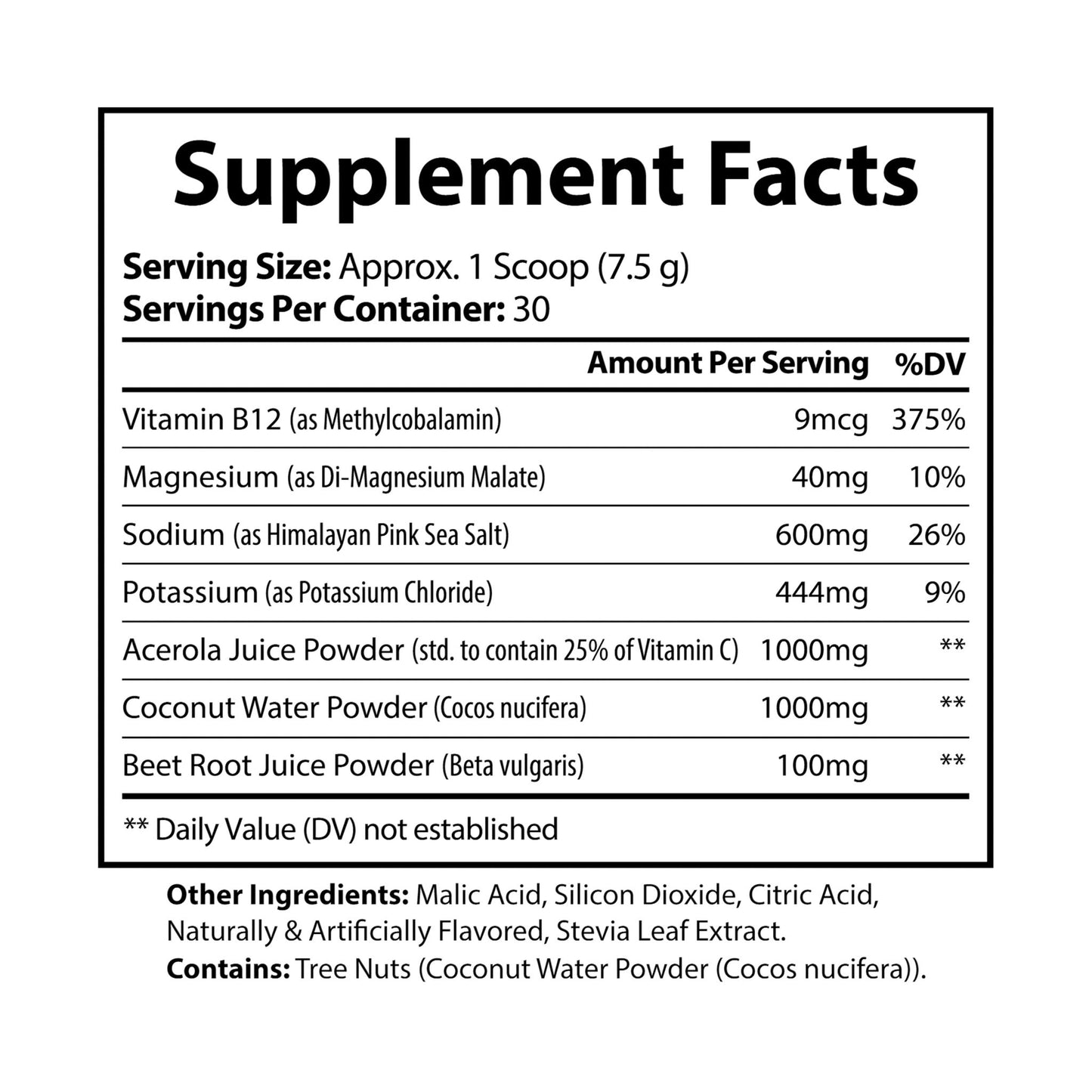 Dr Nutra Electrolyte & Hydration Formula