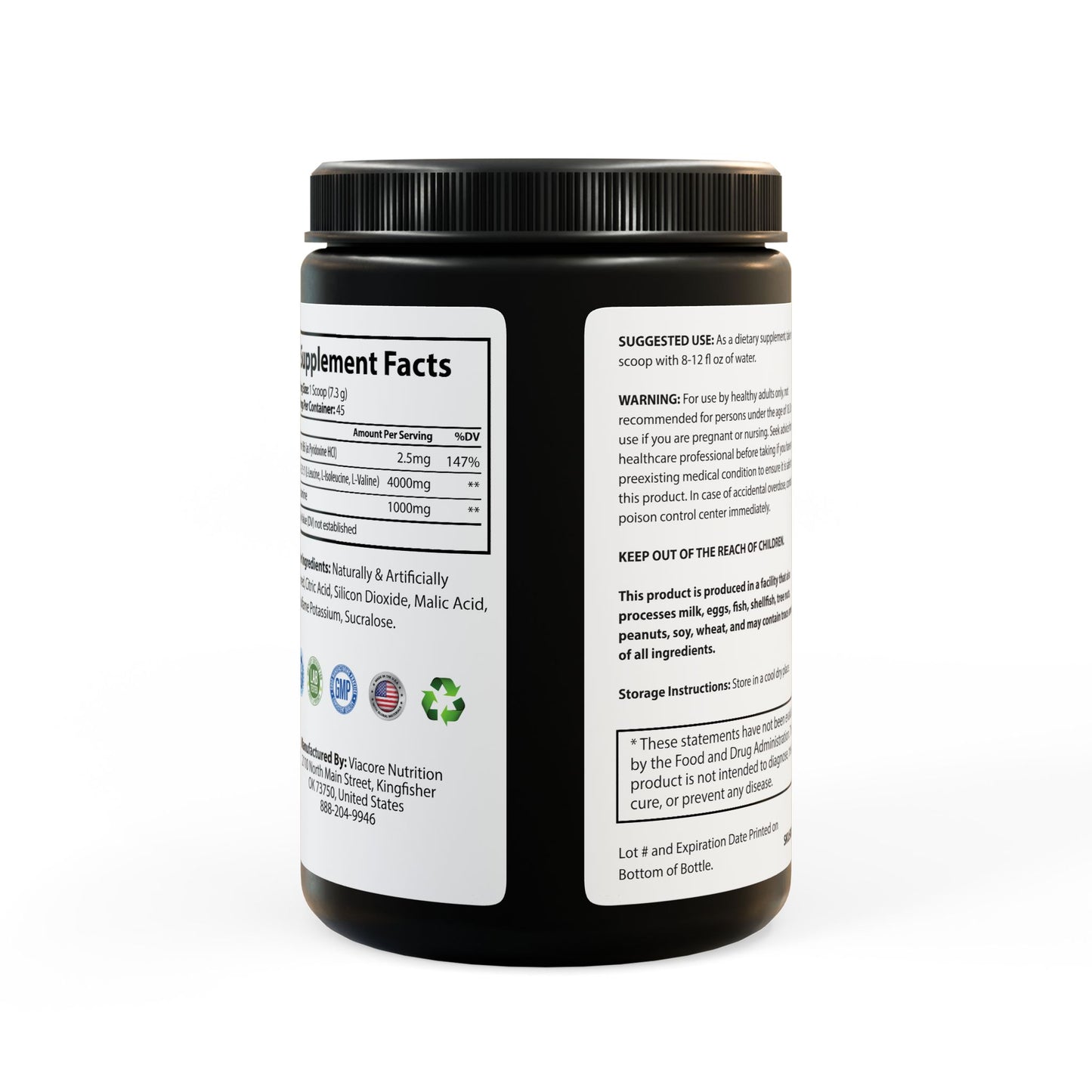 Dr Nutra BCAA Supplement Watermelon Flavor