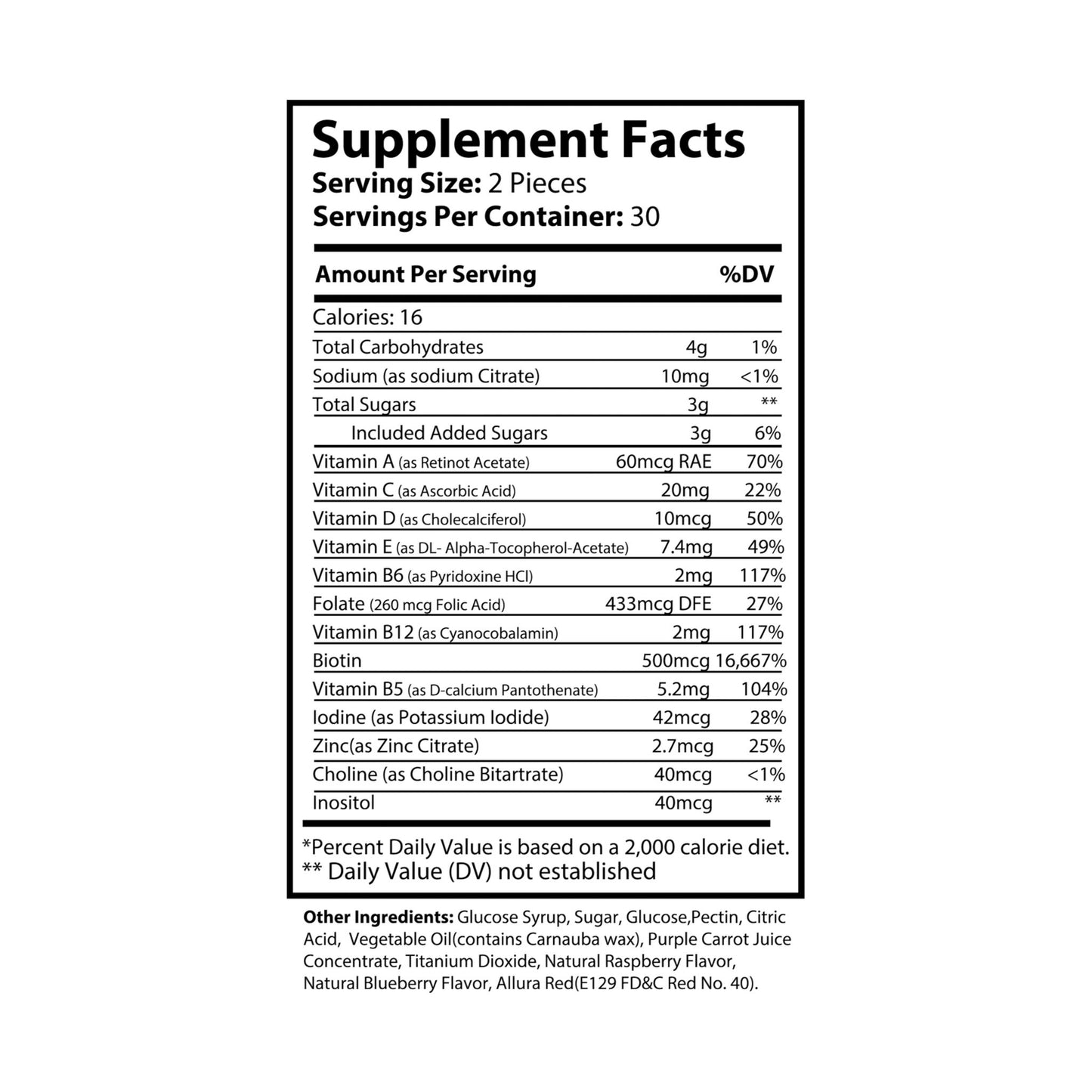 Dr Nutra Hair Vitamin Gummies