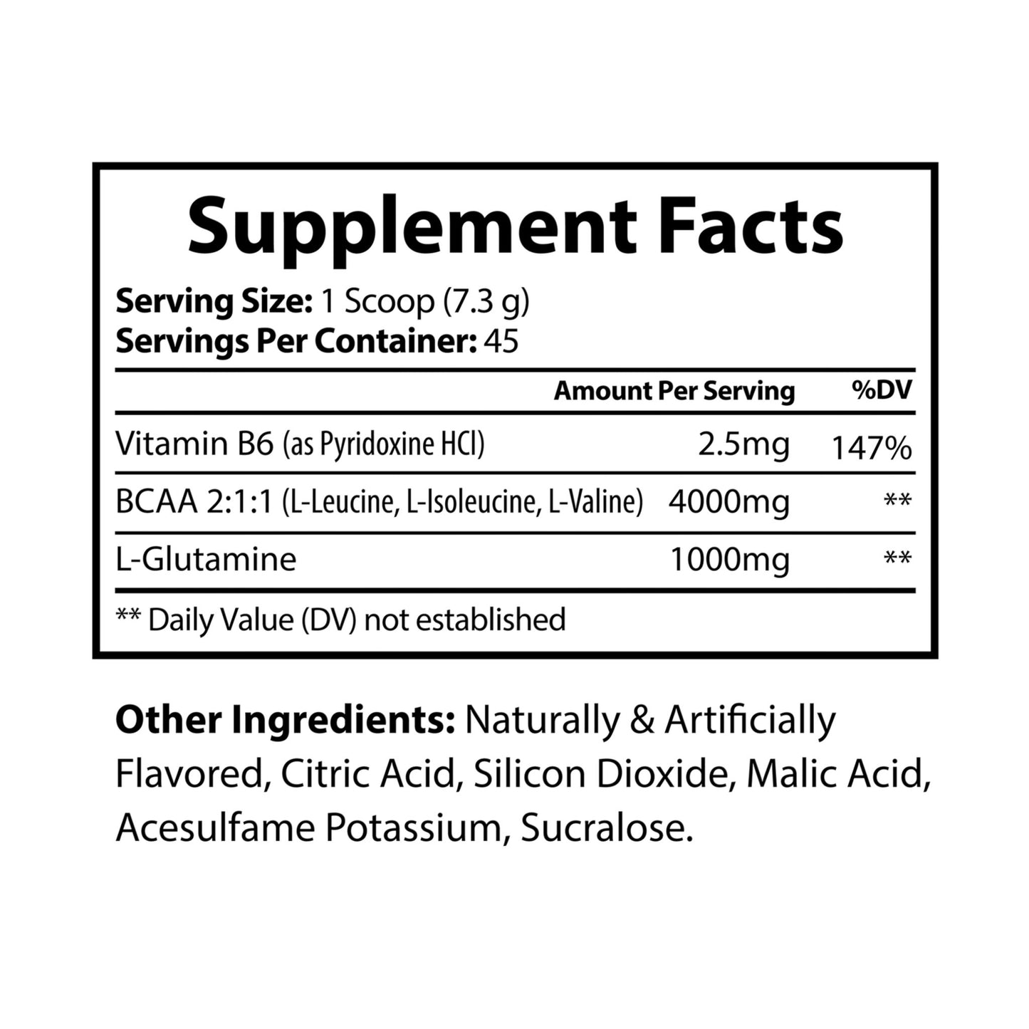 Dr Nutra BCAA Supplement Watermelon Flavor