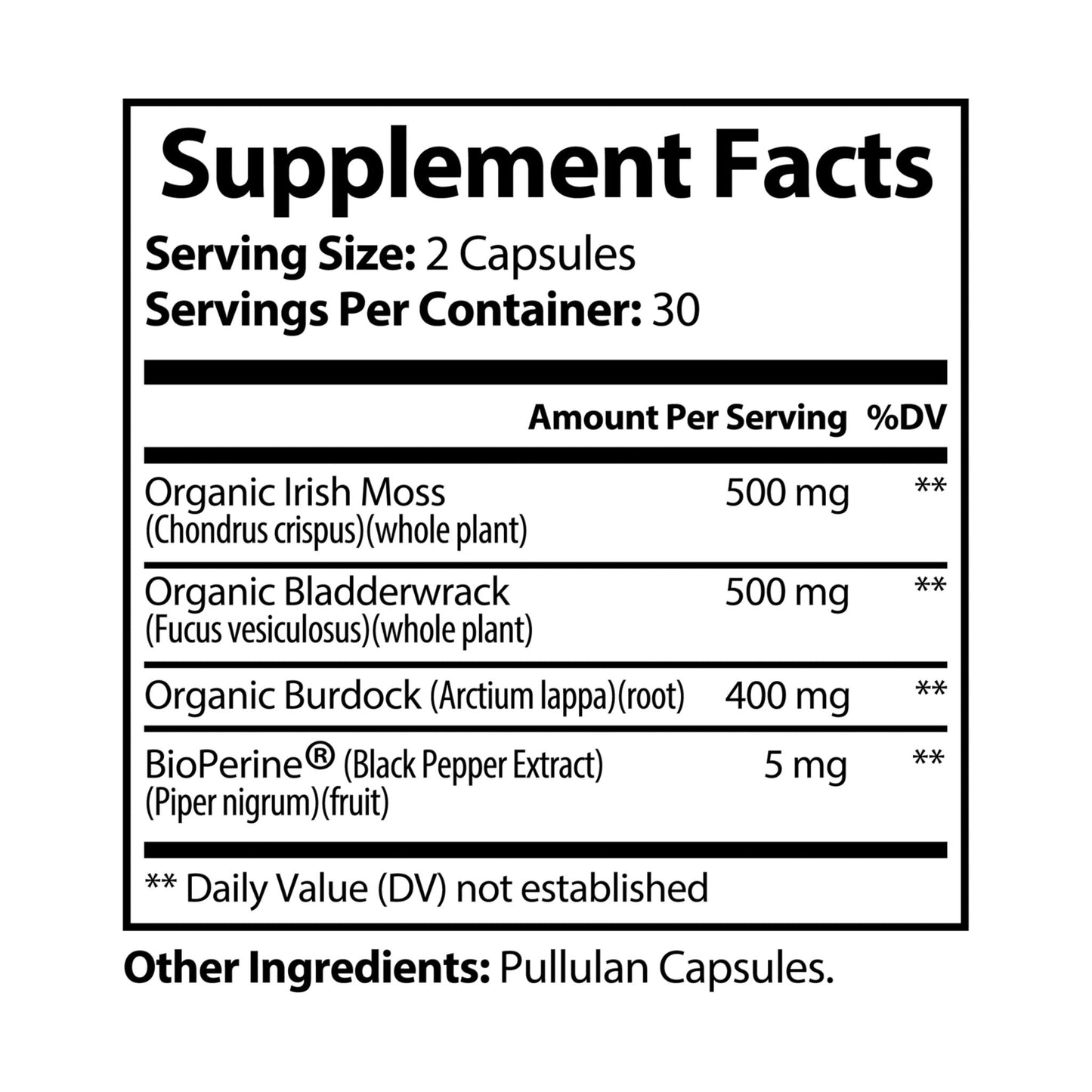 Dr Nutra Sea Moss – Organic Sea Moss Supplement