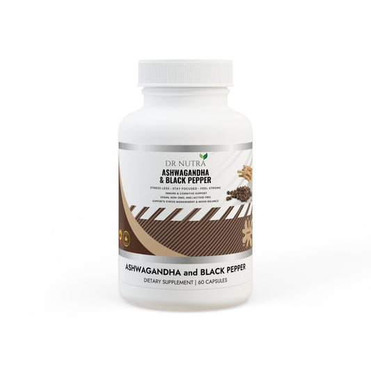 Dr Nutra Ashwagandha + Black Pepper Supplement